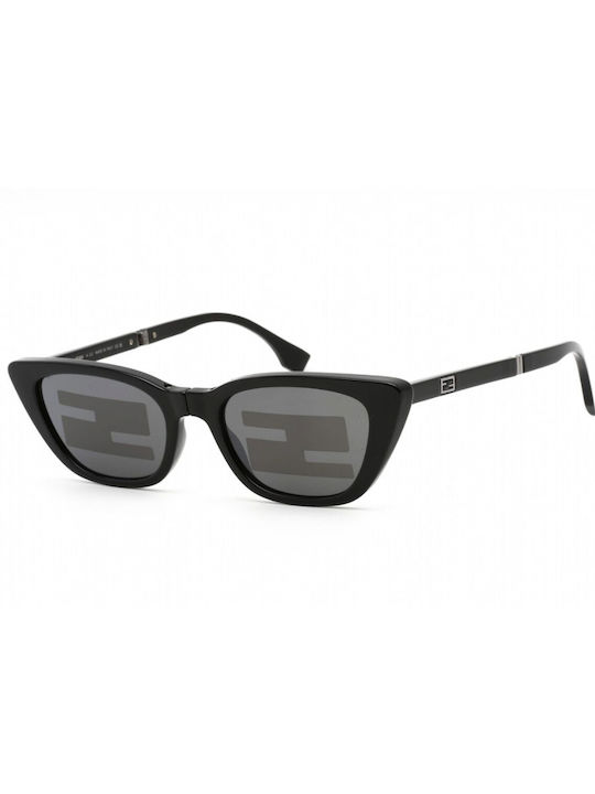 Fendi Sonnenbrillen mit Schwarz Rahmen und Gray Linse FE400891 01C
