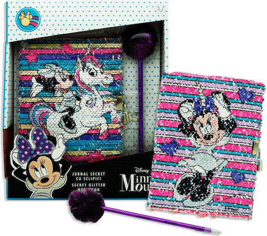 Disney Minnie Mouse Παιδικό Σετ Γραφικής Ύλης με Σημειωματάριο και Στυλό
