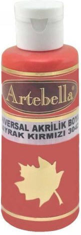 Artebella Set Culori Acrilice Pictură în culoarea Roșu 130ml 1buc