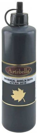 Artebella Acrylic Paint Set in Schwarz color 700ml 1Stück