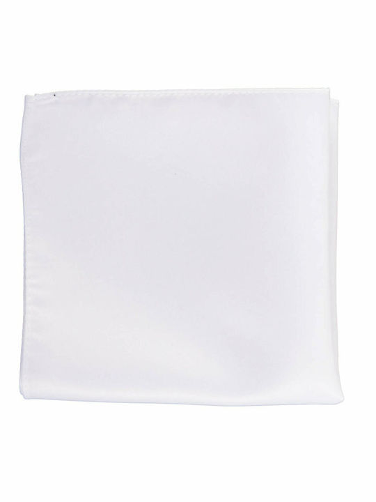 Stefano Mario Men's Handkerchief White