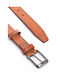 Unounouno Men's Leather Belt Brown