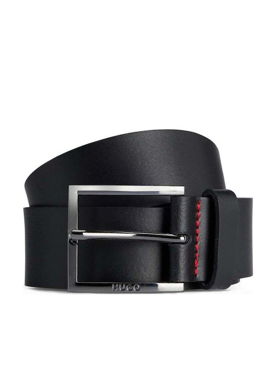 Geek Men's Belt Leather Black