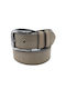 Legend Accessories Men's Leather Belt Beige