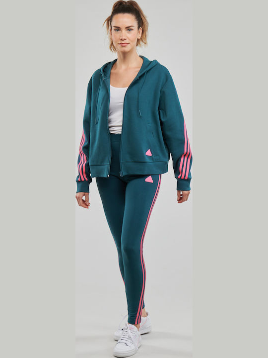 Future Icons 3-stripes Women's Long Training Legging Turquoise.