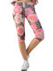 Potre Women's Capri Legging Pink