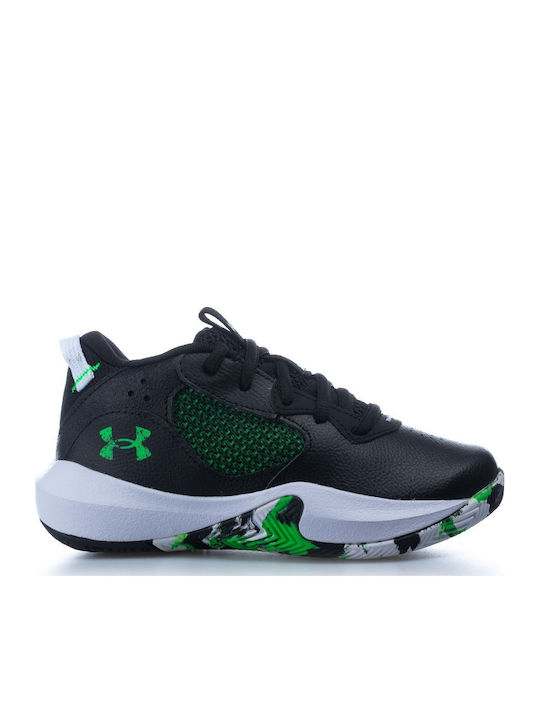 Under Armour Lockdown Kids Sports Shoes Basketball with Laces Black  3025618-005