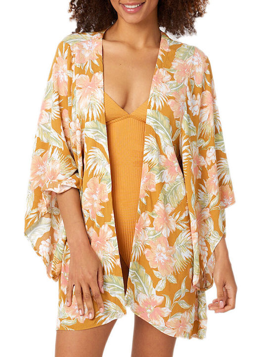 Rip Curl Women's Kimono Beachwear Gold