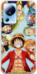 One Piece Umschlag Rückseite Silikon Mehrfarbig (Xiaomi 13 Lite)