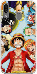 One Piece Back Cover Σιλικόνης Πολύχρωμο (Galaxy A40)