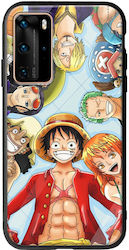 One Piece Umschlag Rückseite Gehärtetes Glas / Kunststoff Mehrfarbig (Huawei P40 Pro)