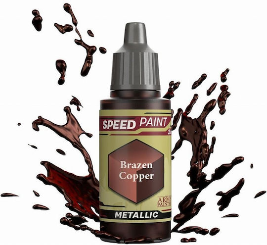 The Army Painter Speedpaint Metallic Χρώμα Μοντελισμού σε Καφέ χρώμα 18ml