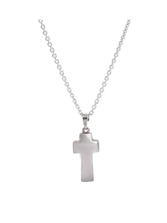 Paraxenies Men's Cross from Silver with Chain