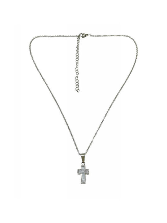 Kostibas Fashion Cross from Steel with Chain