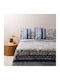 Bassetti Granfoulard Noto Σετ Σεντόνια Υπέρδιπλα 250x280εκ. Γκρι (4τμχ)