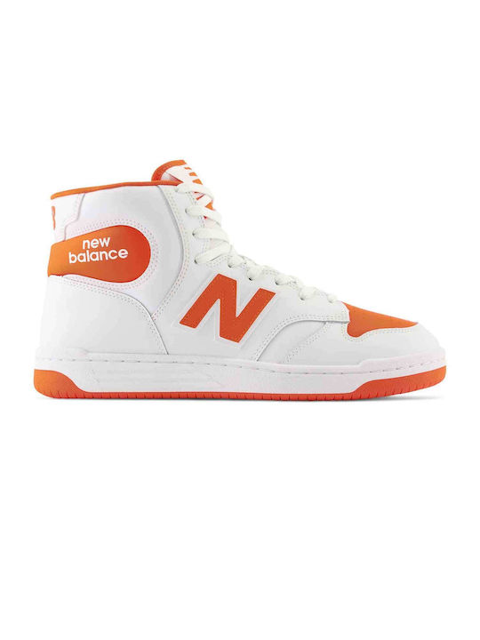 New Balance Παιδικά Sneakers High 480 Court Λευκά