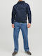 Winter Jacket Softshell Waterproof and Windproof Navy Blazer