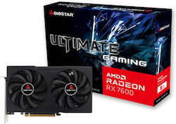 Biostar Radeon RX 7600 8GB GDDR6 Ultimatives Spielen Grafikkarte