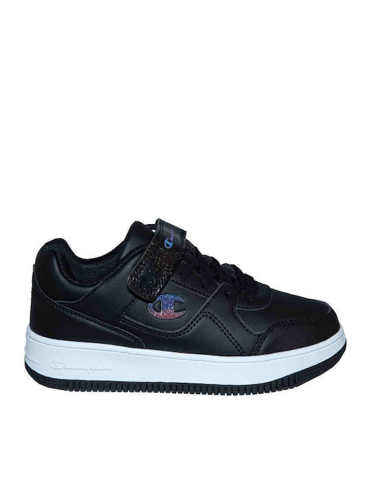 Champion Rebound Kids Sneakers with Scratch Black