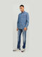 Herren Jeanshose mit Regulär Tapered Anwendung Blau