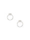 Abadianakis Earrings Hoops made of Silver