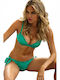 Set Bikini Push-Up Brasil Türkis