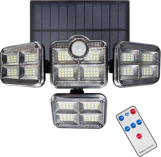 Eko Light Επιτοίχιο Ηλιακό Φωτιστικό με Αισθητήρα Κίνησης και Φωτοκύτταρο