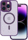 Tel Protect Magnetic Splash Frosted Back Cover Σιλικόνης / Πλαστικό / Tempered Glass Μαγνητικό Μωβ (iPhone 11 Pro Max)