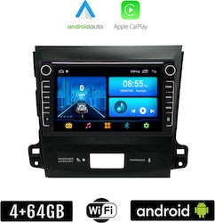 Kirosiwa Car-Audiosystem für Peugeot 4007 2006-2012 (Bluetooth/USB/WiFi/GPS/Apple-Carplay/Android-Auto) mit Touchscreen 8"