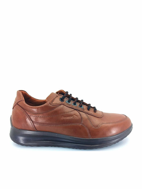 Men's Leather Casual Shoes Tabac Brown