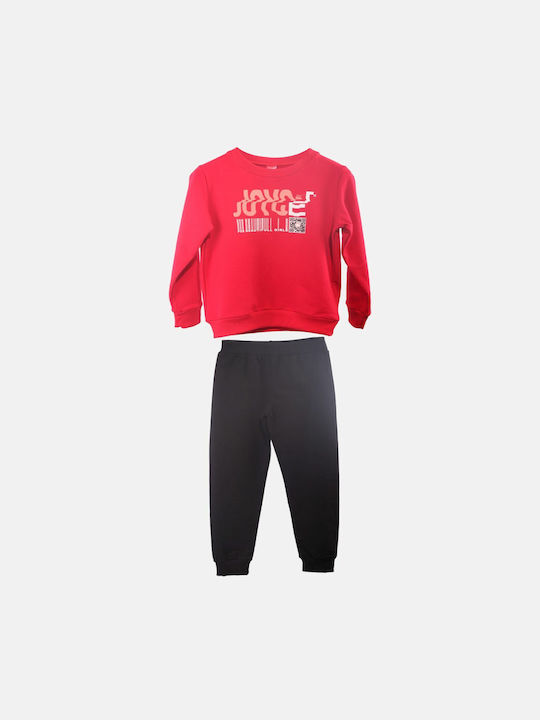 Joyce Kinder Sweatpants Set - Jogginganzug Rot 2Stück