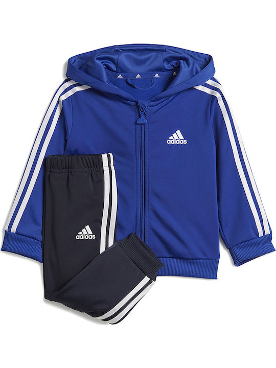 Kids Sweatpants Set With Jacket Blue 2 Pieces Essentials Shiny