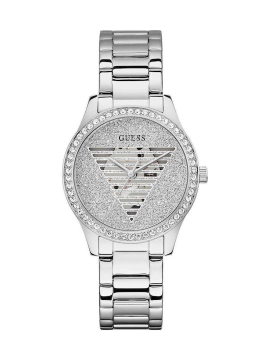 Guess Women's Watch with Silver Metal Bracelet