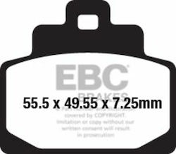 EBC Motorradbremsbeläge Für Piaggio MP3 / MP3 500