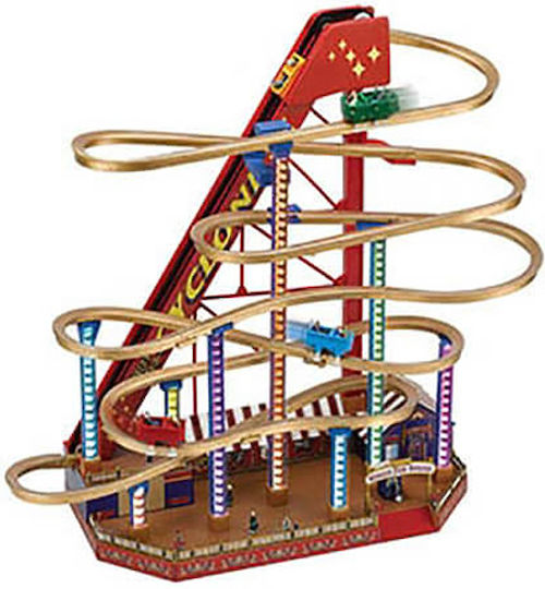 SP Souliotis Коледна Фигура Влак Височина 43см Mr Christmas Roller Coaster