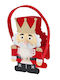 Iliadis Weihnachtliche Figur Korb Rot Höhe 17cm