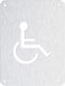 Metalor Schild "Behinderte" 1Stück
