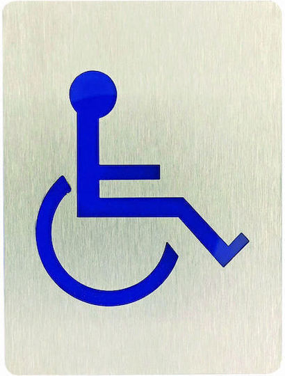Metalor Sign Self-Adhesive "Disabled" 1pcs