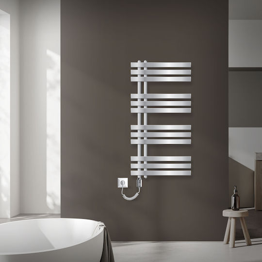 ECD Germany Em 600w Electric Towel Rail 600W 100x50cm Silver