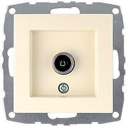 Mono Electric Контакт за телевизионна антена Въздушен в Бежов цвят 500-001705137