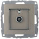 Mono Electric TV Antenna Socket Aerial in Gold color 500-002305137