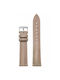 Cluse Lederriemen Beige 18mm