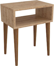 Ganiru Wooden Bedside Table 45x30x60cm