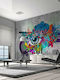 Wall Mural Fabric L300xW210cm