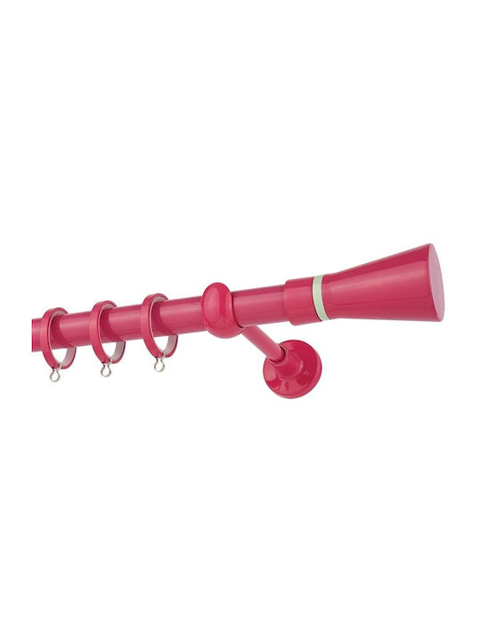 Zogometal Metallic Curtain Pole Double with Rai...
