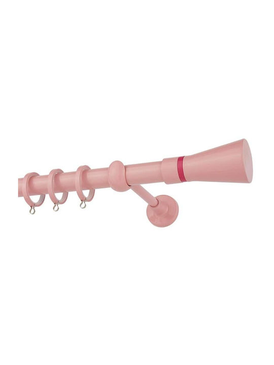 Zogometal Metallic Curtain Pole Double with Rai...