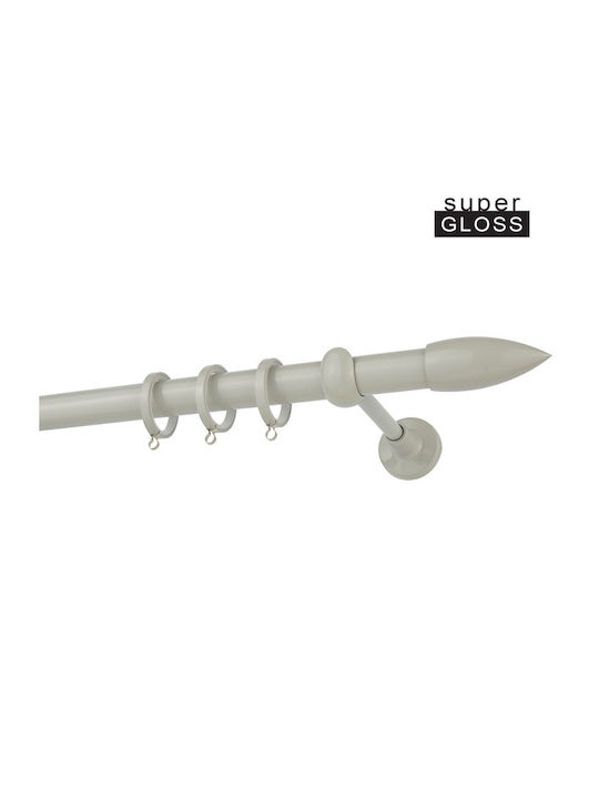 Zogometal Металик Корниз CP0430 Φ25мм 160бр Сив