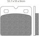 Braking Мотоциклетни накладки Отзад