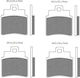 Premier Motorcycle Brake Pads for Kymco Grand Dink Yamaha GTS