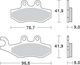 Braking Motorcycle Brake Pads for Piaggio Beverly 125 / Liberty